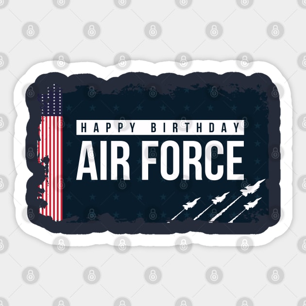 Happy Birthday U.S. Air Force Sticker by erwinwira